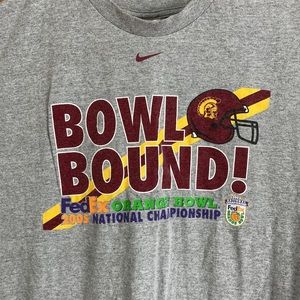 ➡️Vintage Nike USC Bowl Bound 2005 FedEx Sponsored Tee Men’s Size Large